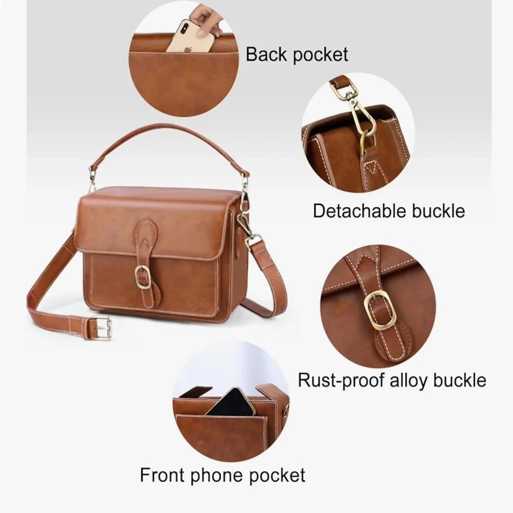 Cwatcun Camera Shoulder Bag Compact Camera Case Compatible New without tag - Picture 4 of 6